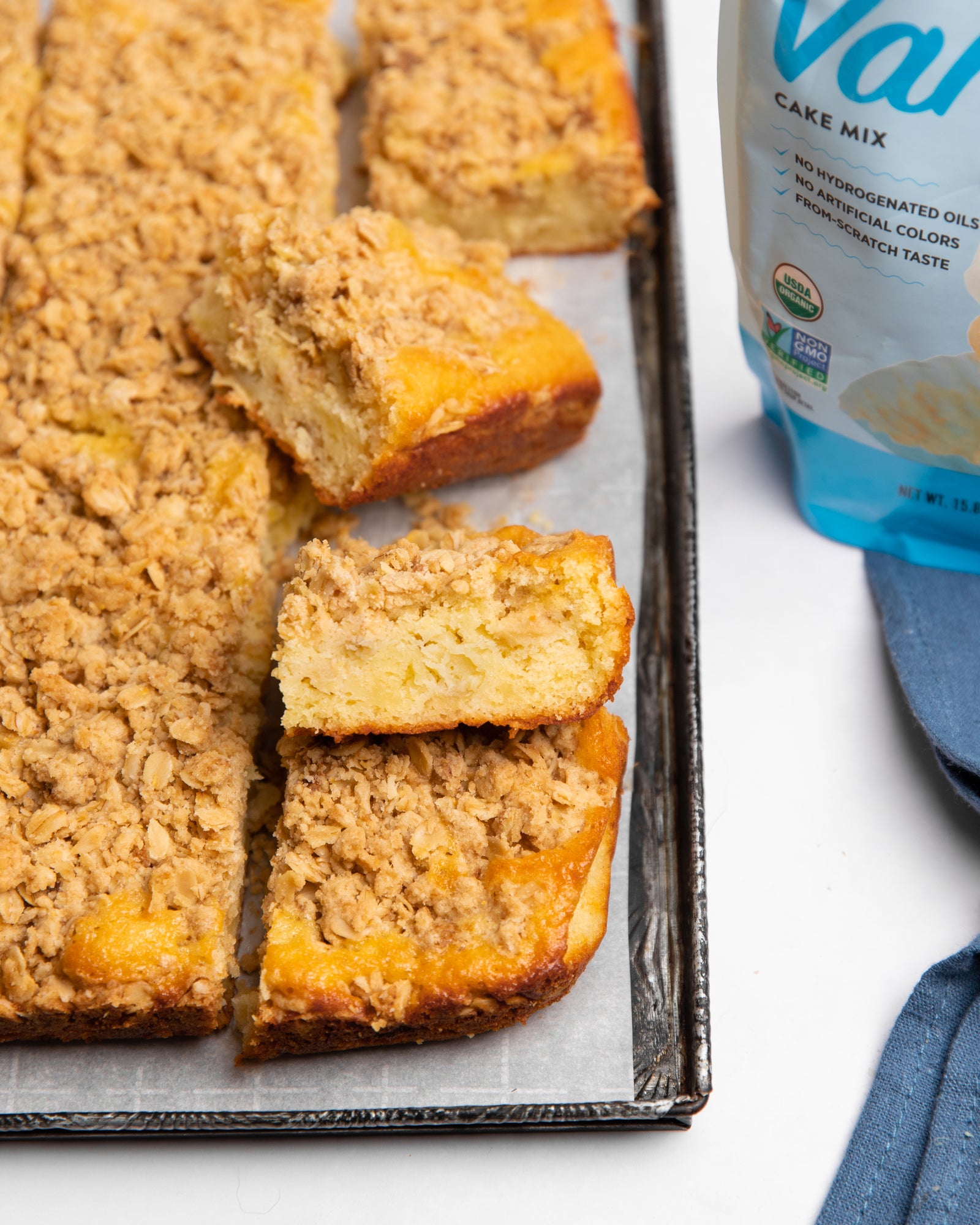 Miss Jones Apple Pie Snacking Cake with Organic Vanilla Cake Mix