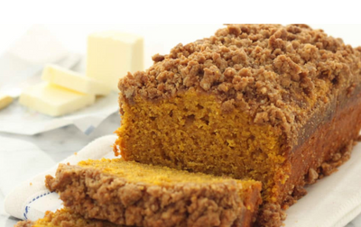 Cinnamon Crunch Pumpkin Bread