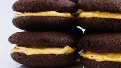 Chocolate Pumpkin Whoopie Pies