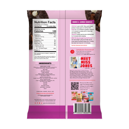 Jumbo Bakery Style Triple Chocolate Cookie Dough