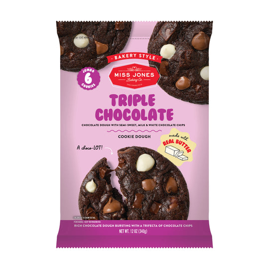 Jumbo Bakery Style Triple Chocolate Cookie Dough