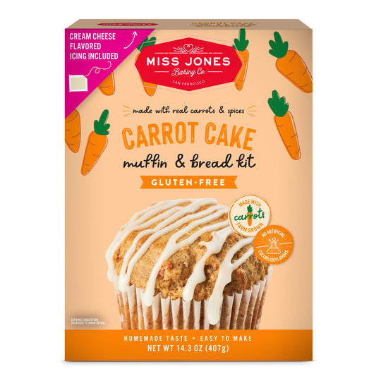 Gluten Free Carrot Cake Muffin & Bread Mix