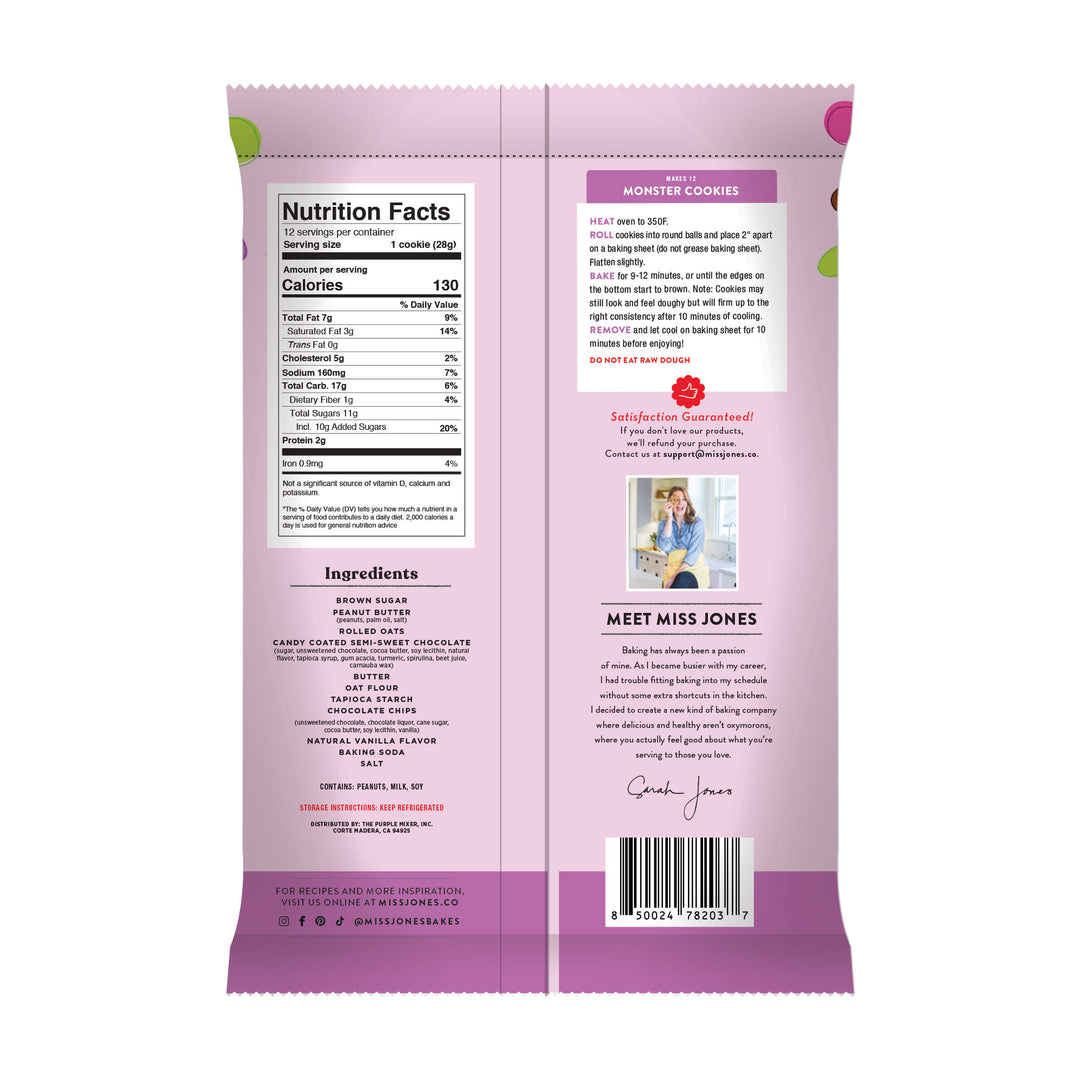 Gluten-Free Monster Cookie Dough