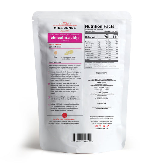 Gluten-Free Chocolate Chip Cookie Mix