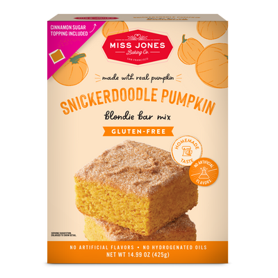 Gluten Free Snickerdoodle Pumpkin Blondie Bars