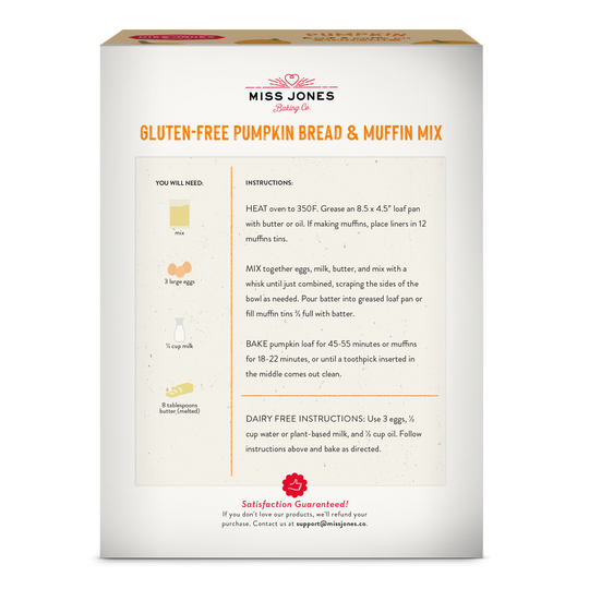 Gluten Free Pumpkin Bread & Muffin Mix